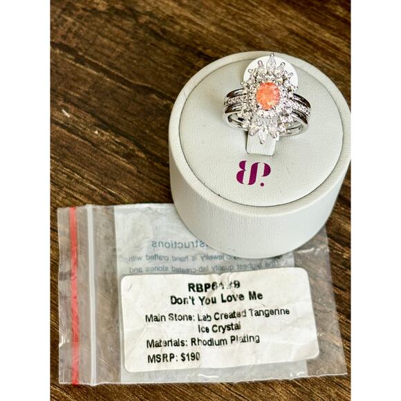 Bomb Party RBP6129  Don't You Love Me LC Tangerine Ice Crystal Size 7 - Picture 6 of 6